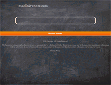 Tablet Screenshot of escolhavencer.com